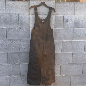 Vintage Rawik Black ski bib Snow bib snow Overalls Winter Wear size Large